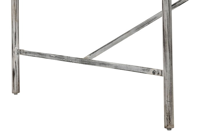 DKD Home Decor Mesa Comedor Estilo Item Home Blanco Mango Hierro 90 x 78.5 x 240 cm