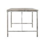 DKD Home Decor Mesa de Comedor Mango y Hierro 240x90x78,5 cm Blanco