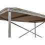 DKD Home Decor Mesa de Comedor Mango y Hierro 240x90x78,5 cm Blanco