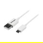 StarTech Cable USB Micro USB A a Micro B 0.5m Blanco