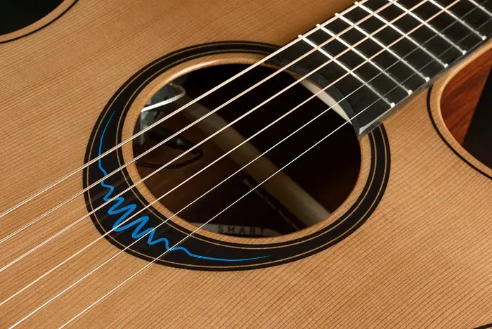 LAG Guitarra Acústica Auditorium Cutaway A/E Blue Wave 2 Lag