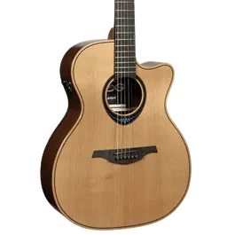 LAG Guitarra Acústica Auditorium Cutaway A/E Blue Wave 2 Lag