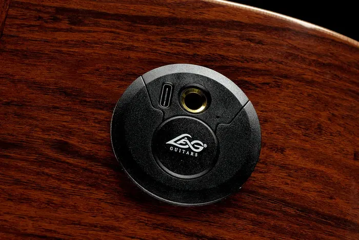 LAG Guitarra Acústica Auditorium Cutaway A/E Blue Wave 2 Lag