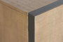 DKD Home Decor Buffet Loft Natural Negro 44 x 80 x 200 cm