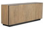 DKD Home Decor Buffet Loft Natural Negro 44 x 80 x 200 cm