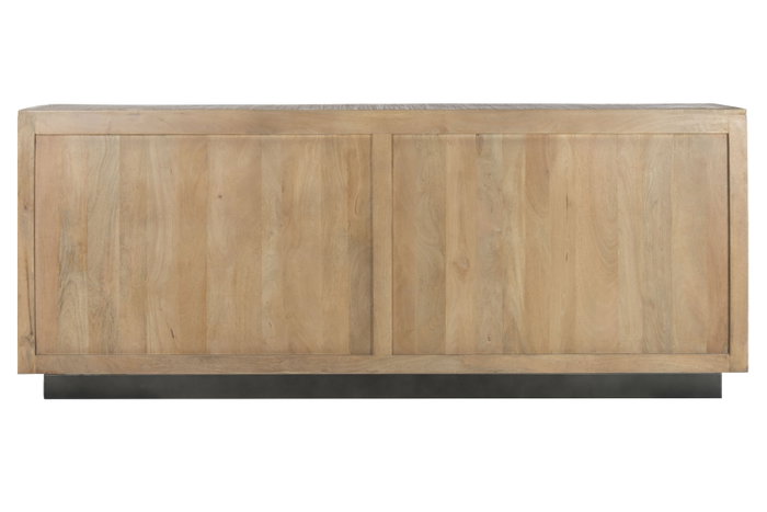 DKD Home Decor Buffet Loft Natural Negro 44 x 80 x 200 cm
