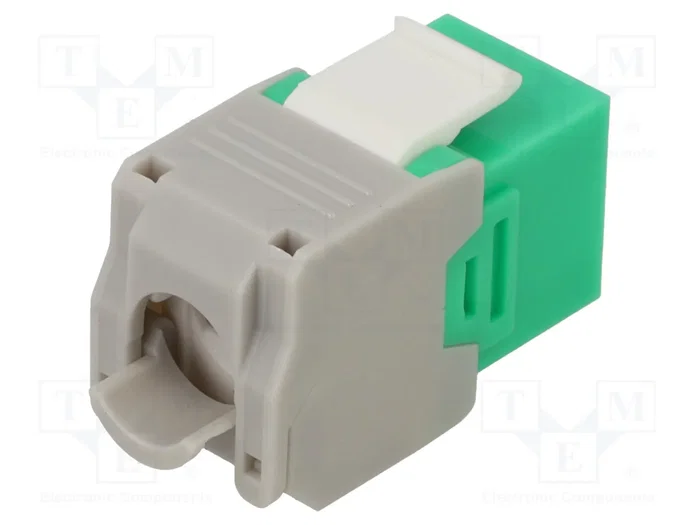 GOOBAY Módulo RJ45 Keystone Cat 6a Verde