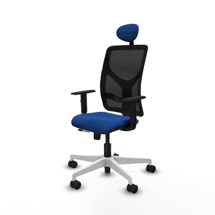 PIQUERAS Y CRESPO Silla de oficina Motilla con mecanismo Sincro/Traslack Azul y Negro PIQUERAS Y CRESPO Silla de oficina Motilla con mecanismo Sincro/Traslack Azul y Negro