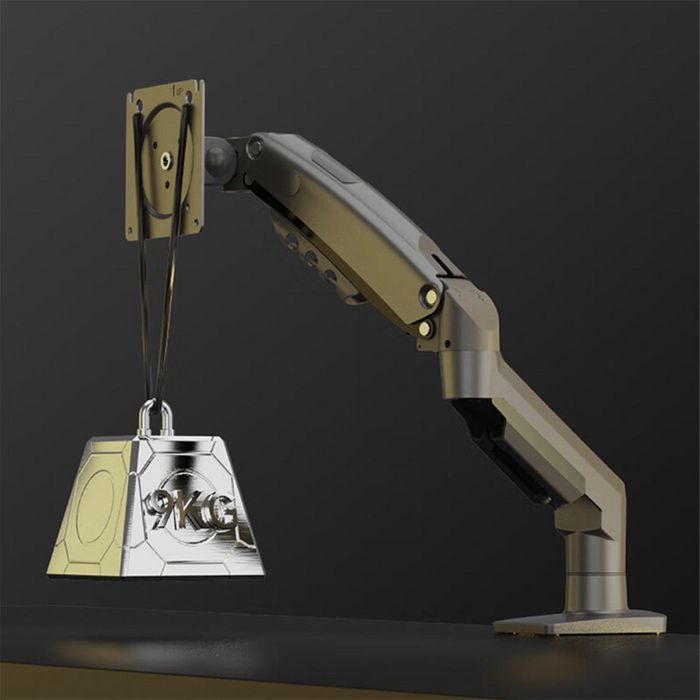 North Bayou Soporte Monitor Escritorio para 1 Pantalla 17-27 Pulgadas, Soporta hasta 9kg, VESA