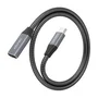 Aisens Cable USB 3.2 Gen 2x2 USB-C Macho a USB-C Hembra 0,5m Gris