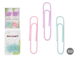 Pincello Clips 25 Piezas Grande Surtidos Colores 8x13x2 cm (Set de 48)