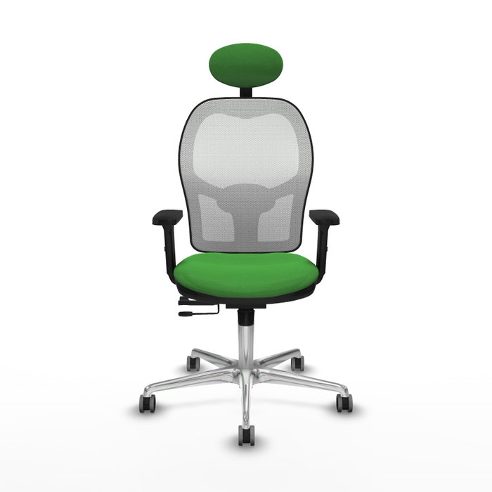 PIQUERAS Y CRESPO Silla de oficina Jorquera Verde y Blanco