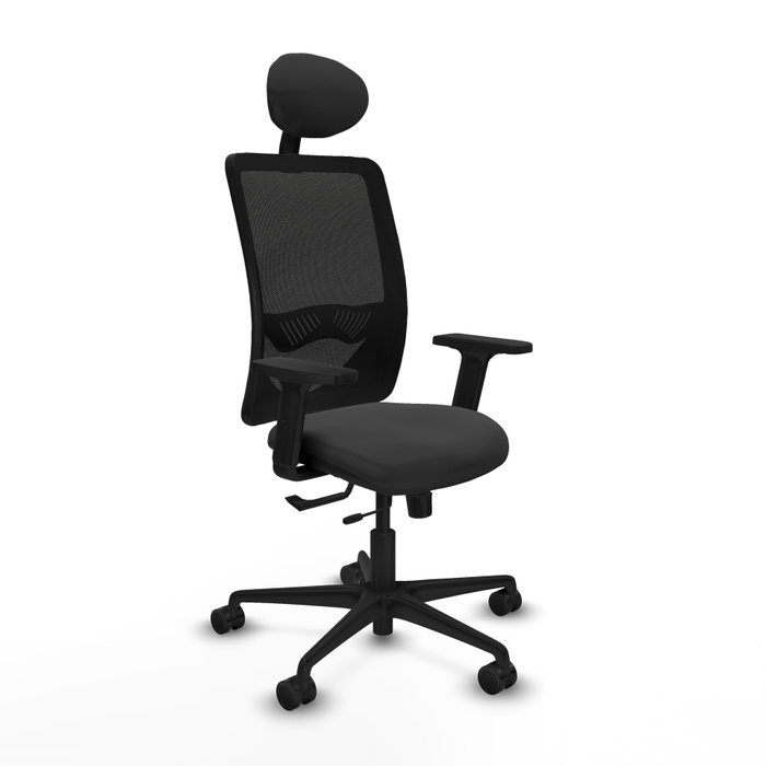 PIQUERAS Y CRESPO Silla de oficina Zulema con mecanismo Sincro/Traslack, Gris oscuro y Negro PIQUERAS Y CRESPO Silla de oficina Zulema con mecanismo Sincro/Traslack, Gris oscuro y Negro