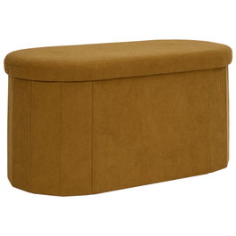 Home Deco Factory Banco puf plegable Jules Amarillo