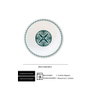 Summa Set de 6 Platos Llanos Alhambra Verde 20 cm
