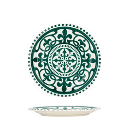 Summa Set de 6 Platos Llanos Alhambra Verde 20 cm