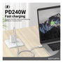 4smarts 540959 Cable USB-C a USB-C 240W 1.5m Blanco 10 Gbit/s USB 3.2 Gen 1 PremiumCord Carga Rapida