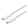 4smarts 540959 Cable USB-C a USB-C 240W 1.5m Blanco 10 Gbit/s USB 3.2 Gen 1 PremiumCord Carga Rapida