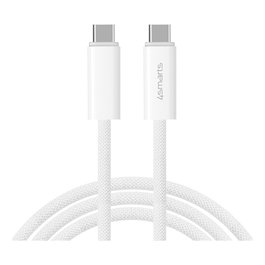 4smarts 540959 Cable USB-C a USB-C 240W 1.5m Blanco 10 Gbit/s USB 3.2 Gen 1 PremiumCord Carga Rapida