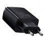 Baseus Compact Quick Charger 2U+C 30W EU Black CCXJ-E01