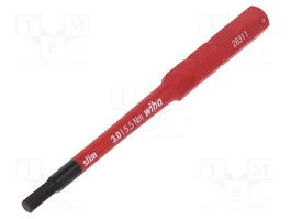 WIHA Punta de Tallo Intercambiable Aislada Allen HEX 3mm 75mm