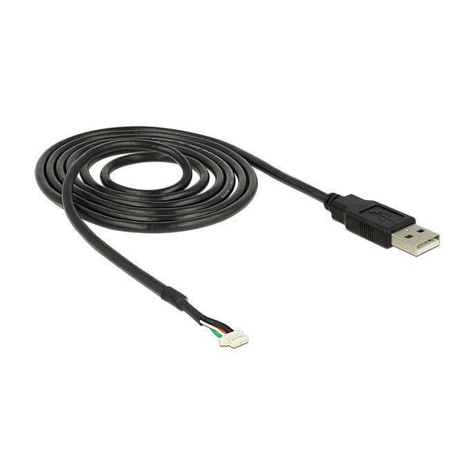 DeLOCK Cable USB 2.0 de 1,5 m con conector USB A y 5 pines para módulos de cámara V5 V51 DeLOCK Cable USB 2.0 de 1,5 m con conector USB A y 5 pines para módulos de cámara V5 V51