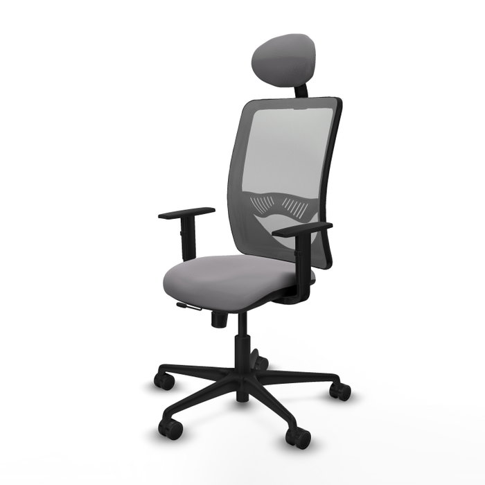 PIQUERAS Y CRESPO Silla de oficina Zulema con mecanismo Sincro/Traslack, Gris PIQUERAS Y CRESPO Silla de oficina Zulema con mecanismo Sincro/Traslack, Gris