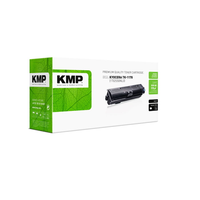 KMP K-T79 Cartucho de tóner negro compatible con Kyocera TK-1170 KMP K-T79 Cartucho de tóner negro compatible con Kyocera TK-1170