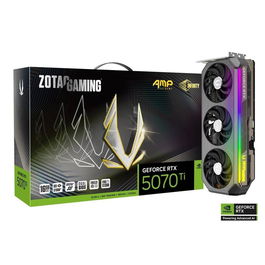 ZOTAC GAMING GeForce RTX 5070 Ti AMP Extreme INFINITY - 16GB GDDR7, GPU NVIDIA RTX 5070 Ti, IceStorm 3.0, DisplayPort 2.1b, HDMI 2.1b