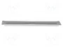 Lanberg Panel de cepillo 1U para armario 19 pulgadas gris