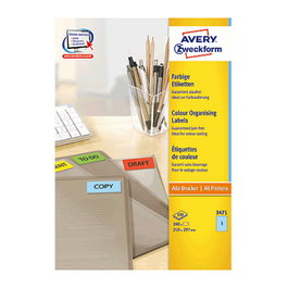 AVERY Zweckform Etiquetas 3471 Azules 210,0 x 297,0 mm
