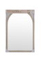 DKD Home Decor Set de 2 Espejos de Pared Simil Ratán Beige y Natural