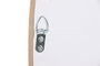DKD Home Decor Set de 2 Espejos de Pared Simil Ratán Beige y Natural