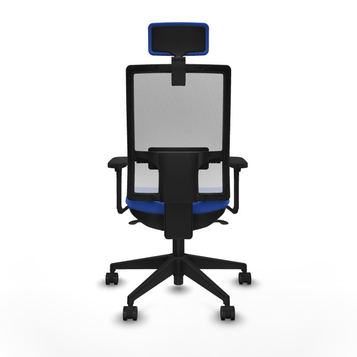 PIQUERAS Y CRESPO Silla de oficina Horna Azul y Blanco con Mecanismo Sincro PIQUERAS Y CRESPO Silla de oficina Horna Azul y Blanco con Mecanismo Sincro