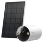 TP-Link TC82 KIT Cámara de Vigilancia Bala con Panel Solar, 2K 3MP, Blanco