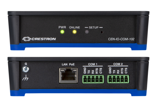 Crestron CEN-IO-COM-102 Módulo Ethernet Cableado con 2 Puertos COM 6507959