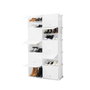 Zapatero Modular Portátil InnovaGoods Blanco 36 pares