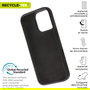 Muvit Funda Recycletek Liquid Silicone para Apple - Protección Ecológica Sostenible, Textura Suave, Anti-huellas, Interior Microfibra