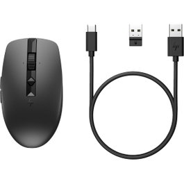 HP Ratón 715 Inalámbrico Multidispositivo Recargable Negro