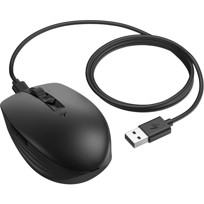 HP Ratón 715 Inalámbrico Multidispositivo Recargable Negro HP Ratón 715 Inalámbrico Multidispositivo Recargable Negro