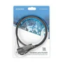 AISENS Cable de Seguridad con Combinación ASLK-D40N03-BK, 1,5 m, Negro