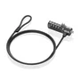 AISENS Cable de Seguridad con Combinación ASLK-D40N03-BK, 1,5 m, Negro