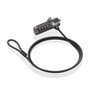Aisens Cable de Seguridad ASLK-D40N03-BK con Combinación, 1.5m, Negro