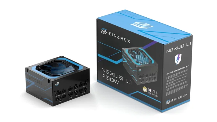 Einarex NEXUS L1 750W 80 PLUS Gold ATX 3.1 Negro
