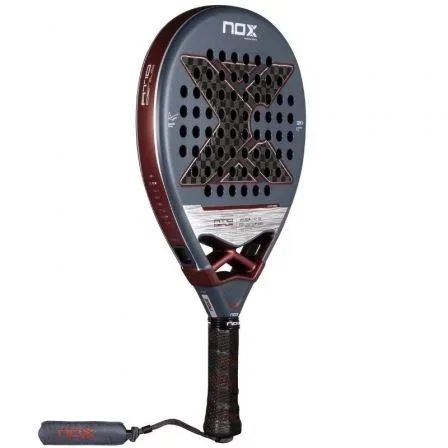 Pala de Pádel Nox AT10 Genius 12K Gris Fibra de carbono
