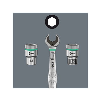 Wera 6000 Joker 11 Set 1 Juego de llaves combinadas de carraca, 11 piezas Wera 6000 Joker 11 Set 1 Juego de llaves combinadas de carraca, 11 piezas