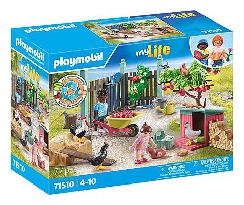 Playmobil 71510 Gallinero y jardín, Mi Vida