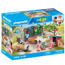 Playmobil Gallinero y Jardín 71510 Mi Vida