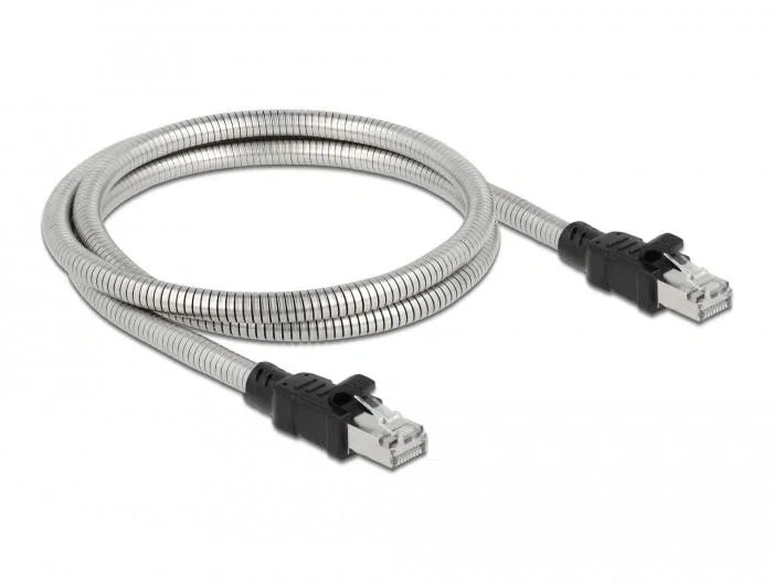 DeLOCK Cable de red RJ45 Cat.6A U/FTP con cubierta metálica 3 m