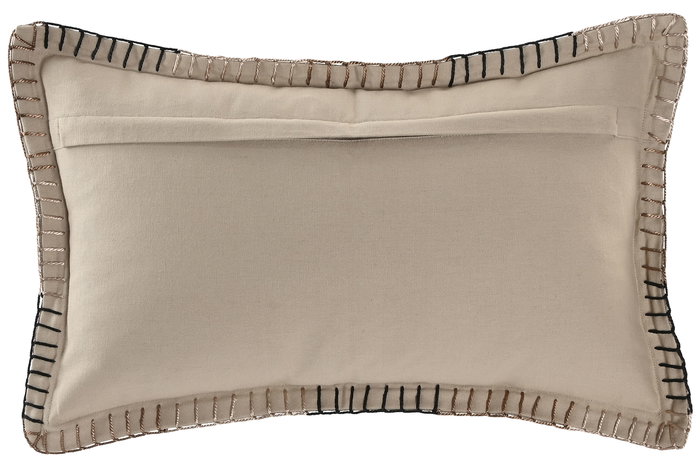 DKD Home Decor Cojin Tradicional Natural Lino 30 x 50 cm (2 Unidades)